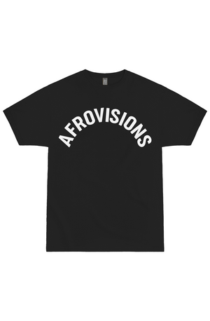 Afrovisions Text Curved T-Shirt