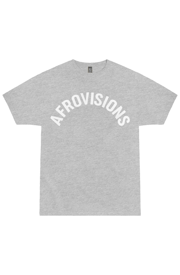 Afrovisions Text Curved T-Shirt